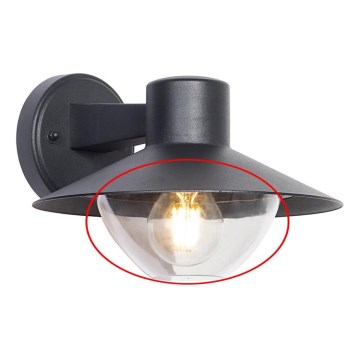 Ersättningsskärm till väggarmatur, ljuskrona och lampa VEERLE E27, klar