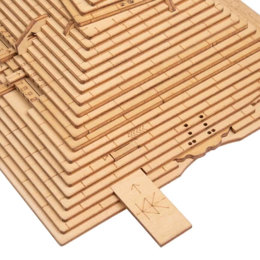 EscapeWelt - 3D Mekaniskt pussel i trä Pyramid