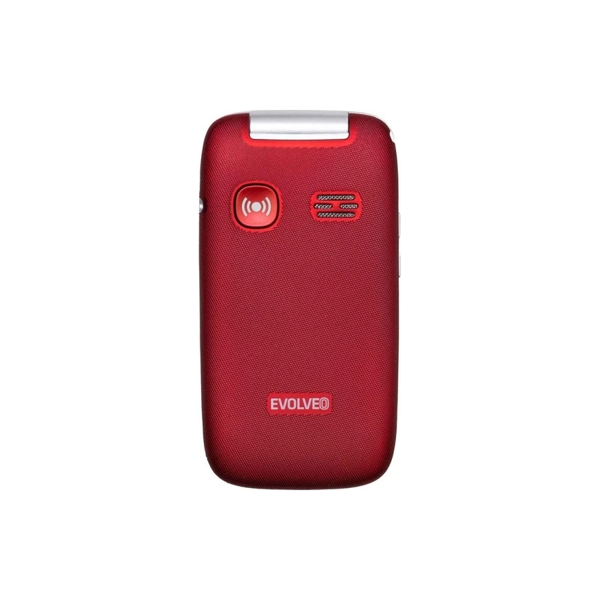 Evolveo - EasyPhone FS uppfällbar mobiltelefon för äldre 2.8 röd