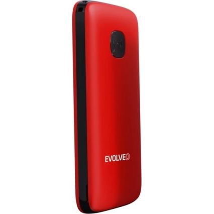 Evolveo - EasyPhone ID mobiltelefon för seniorer röd