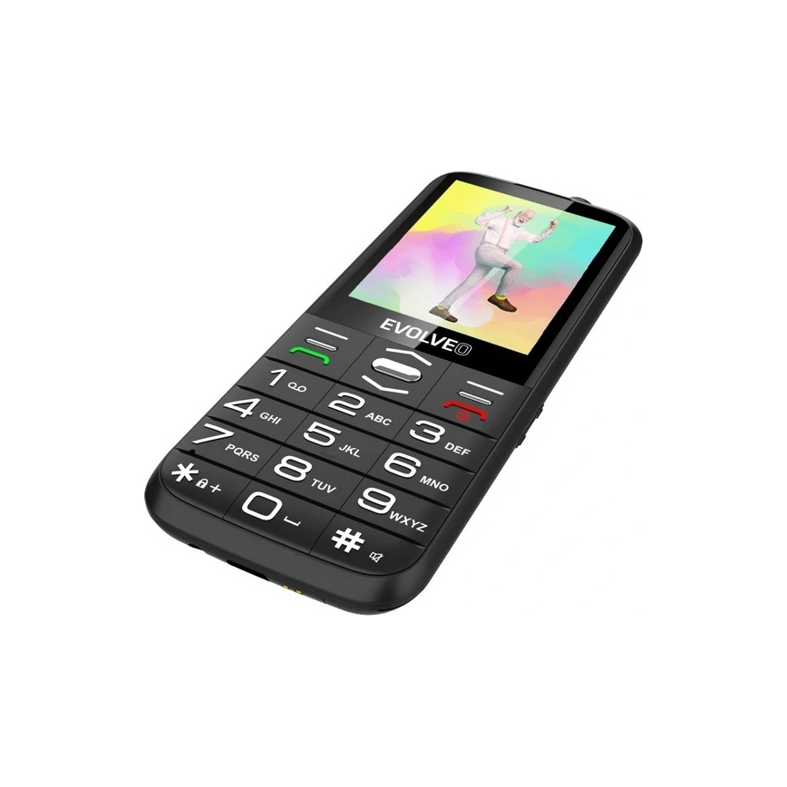 Evolveo - EasyPhone XO mobiltelefon för seniorer svart
