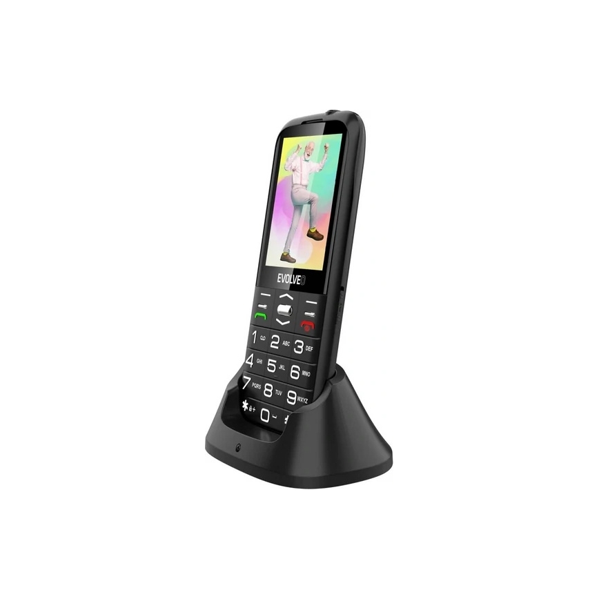 Evolveo - EasyPhone XO mobiltelefon för seniorer svart