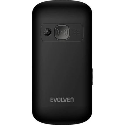 Evolveo - EasyPhone XS, svart mobiltelefon för seniorer