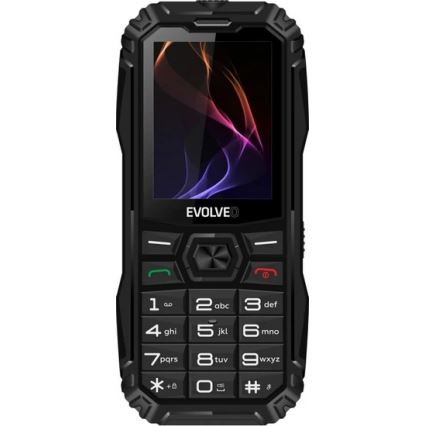 Evolveo - MaxPhone A1 knapptelefon med dubbel-SIM, svart