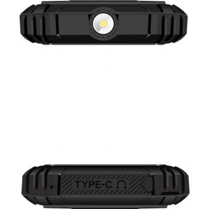 Evolveo - MaxPhone A1 knapptelefon med dubbel-SIM, svart