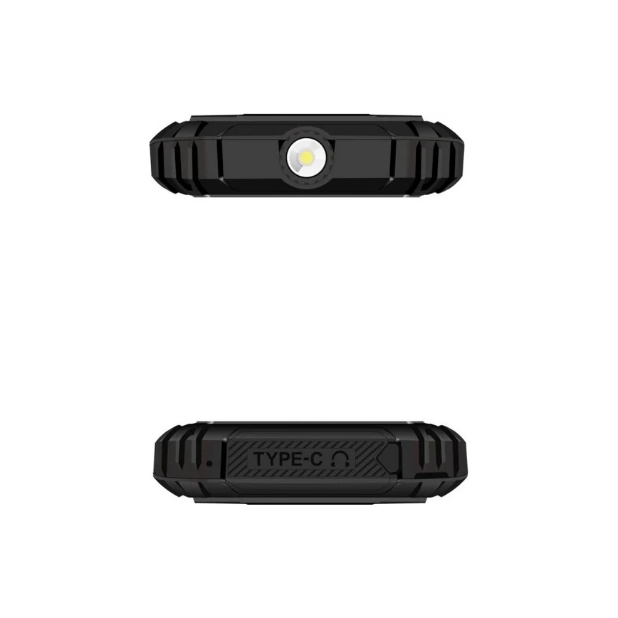 Evolveo - MaxPhone A1 knapptelefon med dubbel-SIM, svart