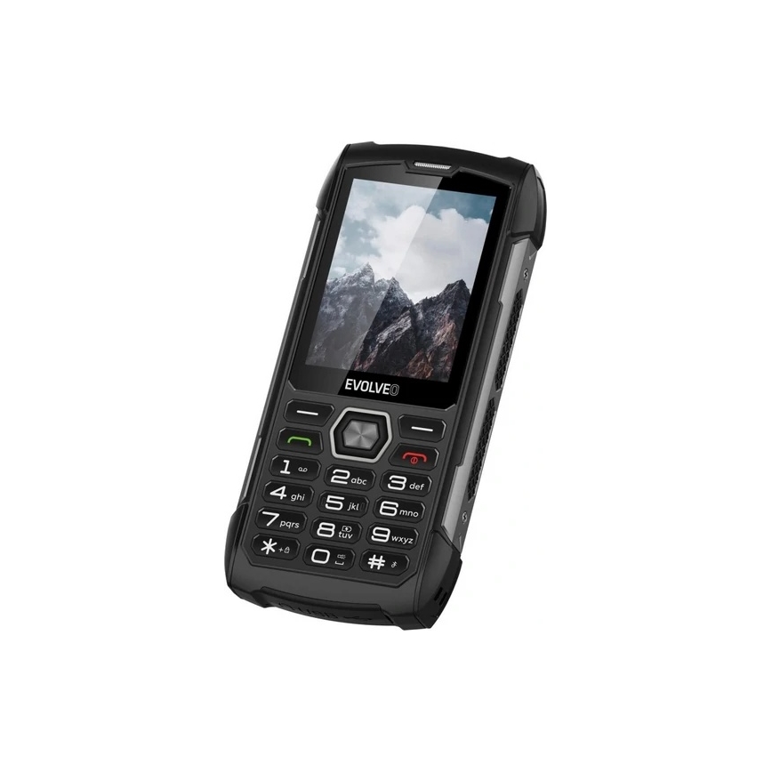 Evolveo - StrongPhone H1 vattentät Dual SIM-telefon svart/grå