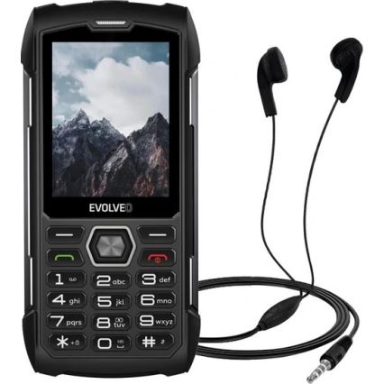 Evolveo - StrongPhone H1 vattentät Dual SIM-telefon svart/grå