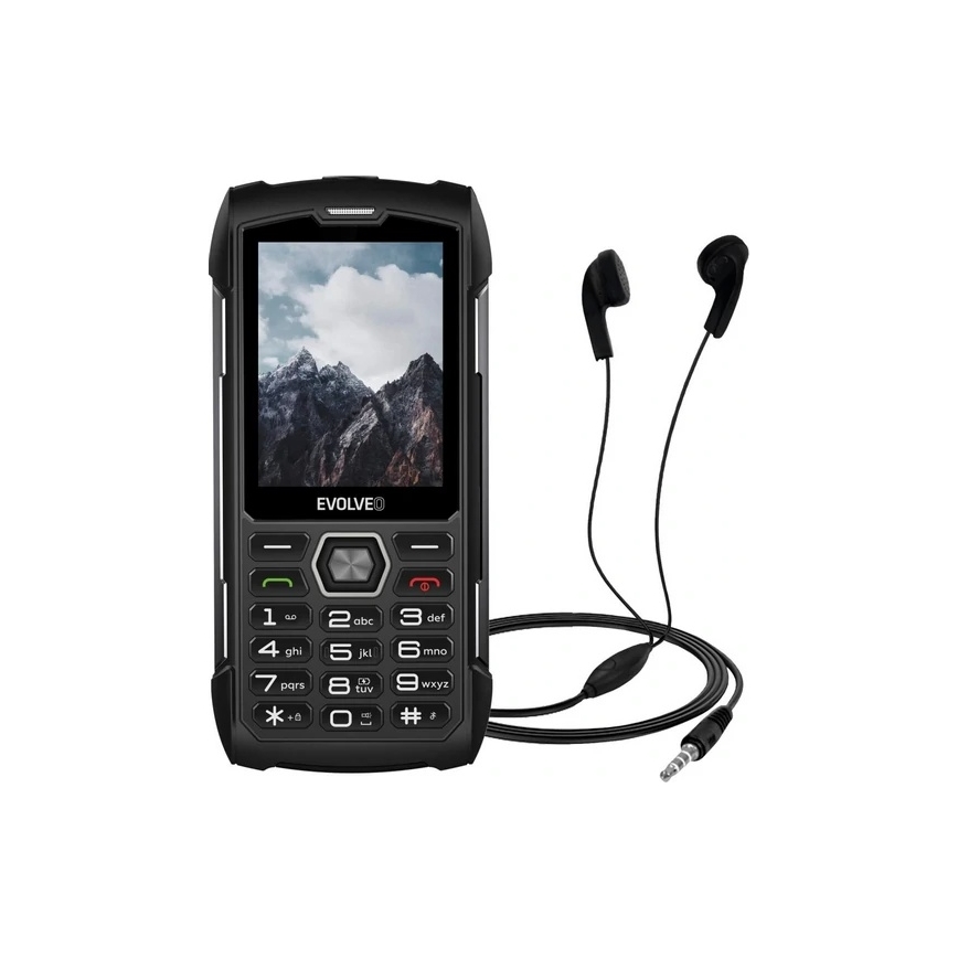 Evolveo - StrongPhone H1 vattentät Dual SIM-telefon svart/grå