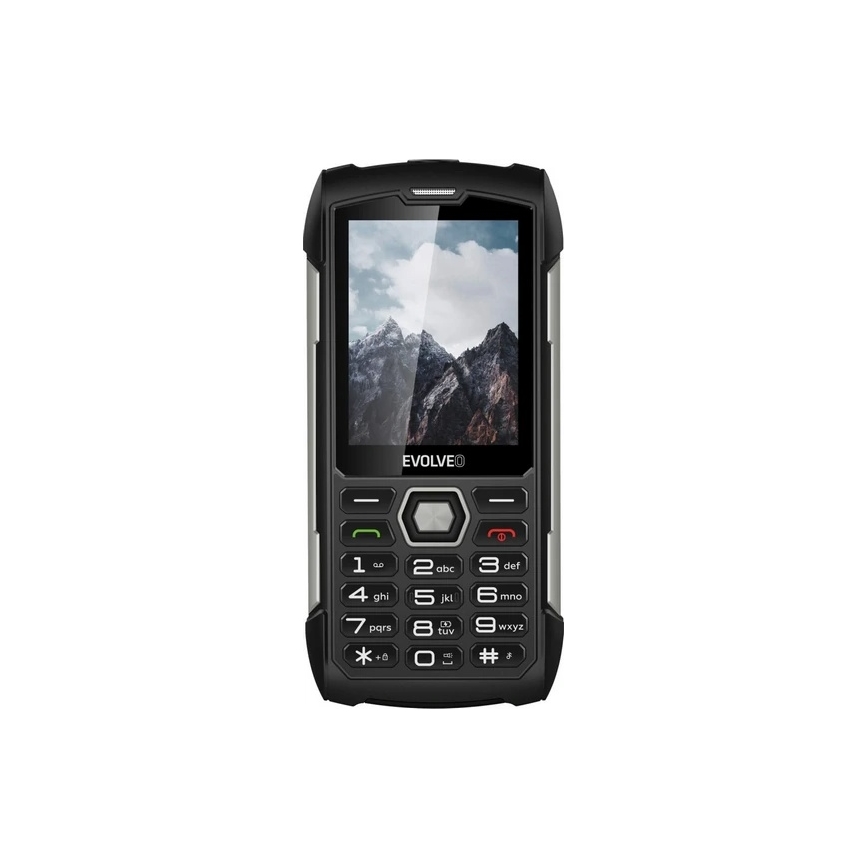 Evolveo - StrongPhone H1 vattentät Dual SIM-telefon svart/silver