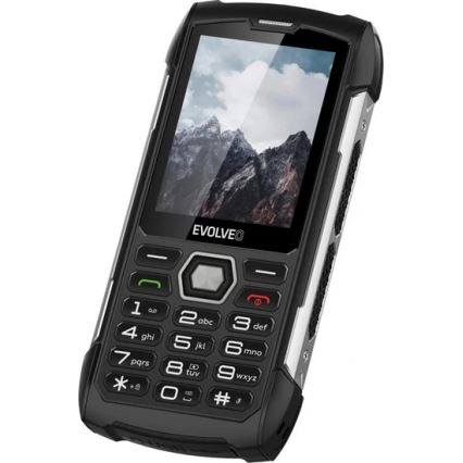 Evolveo - StrongPhone H1 vattentät Dual SIM-telefon svart/silver