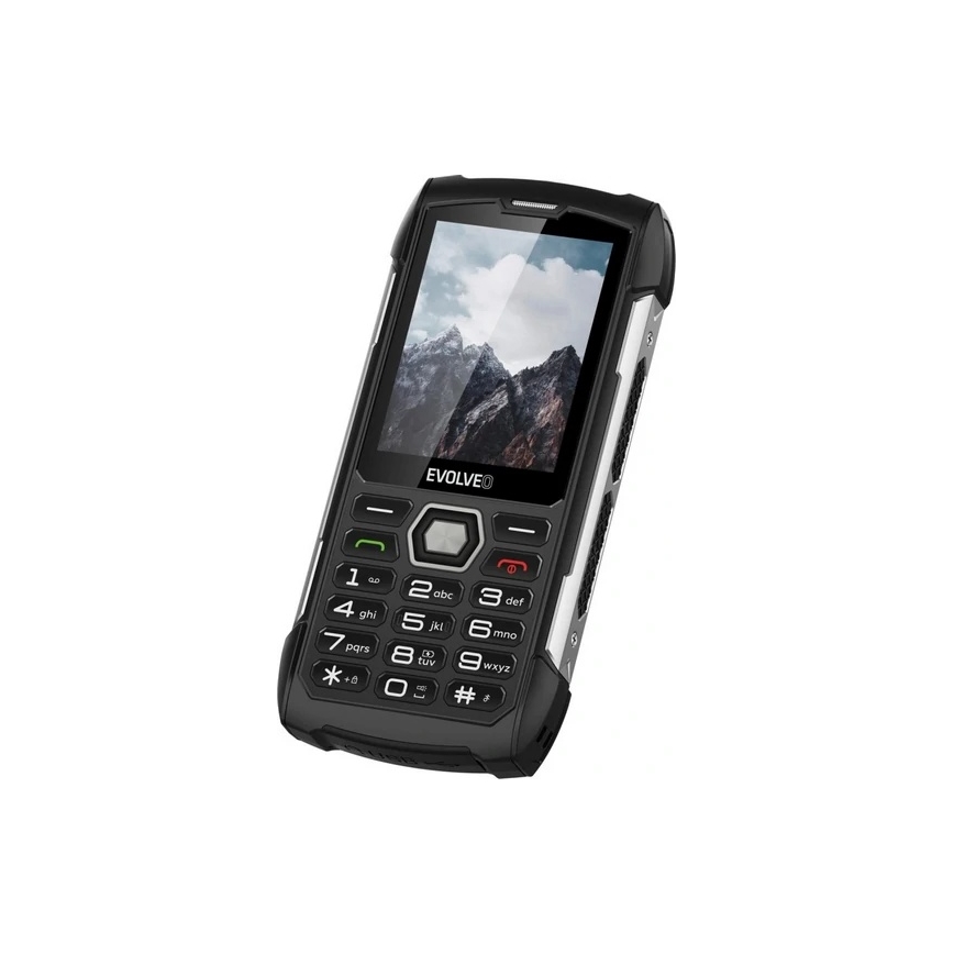 Evolveo - StrongPhone H1 vattentät Dual SIM-telefon svart/silver