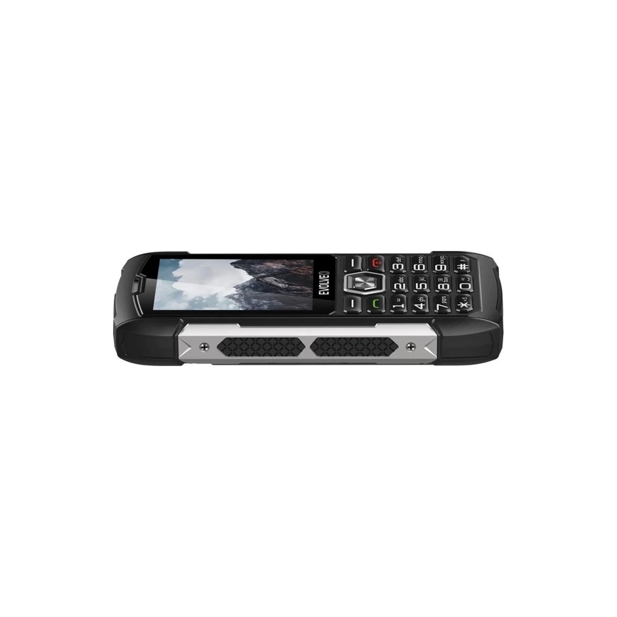 Evolveo - StrongPhone H1 vattentät Dual SIM-telefon svart/silver