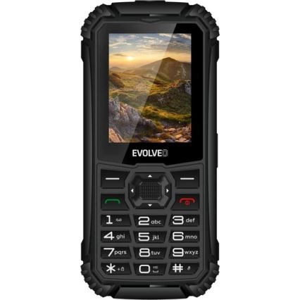 Evolveo - StrongPhone Q1, vattentät Dual SIM-telefon svart