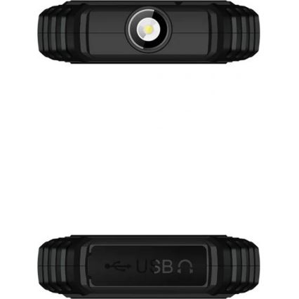 Evolveo - StrongPhone Q1, vattentät Dual SIM-telefon svart