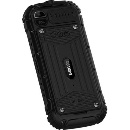 Evolveo - StrongPhone Q1, vattentät Dual SIM-telefon svart