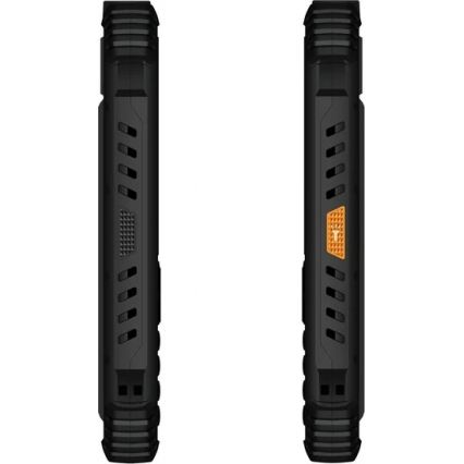 Evolveo - StrongPhone Q1 vattentät Dual SIM-telefon svart/orange
