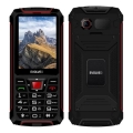 Evolveo - StrongPhone W4 vattentät Dual SIM-telefon svart/röd