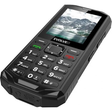 Evolveo - StrongPhone X5, vattentät Dual SIM-telefon svart/grå