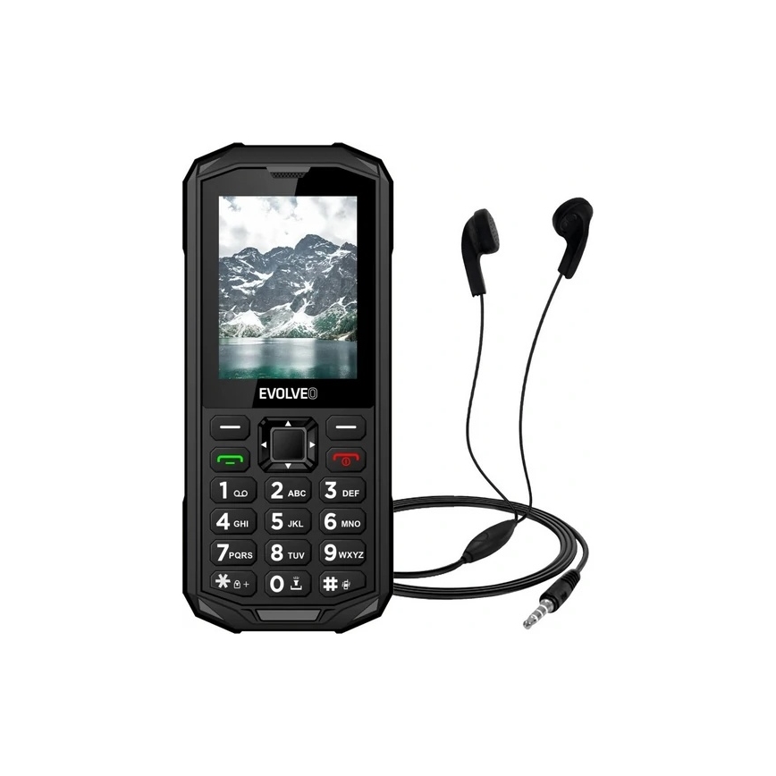 Evolveo - StrongPhone X5, vattentät Dual SIM-telefon svart/grå