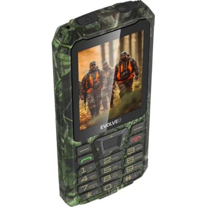 Evolveo - StrongPhone Z6 vattentät Dual SIM-telefon i jaktkamouflage