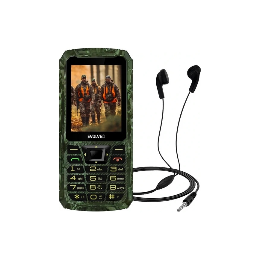 Evolveo - StrongPhone Z6 vattentät Dual SIM-telefon i jaktkamouflage