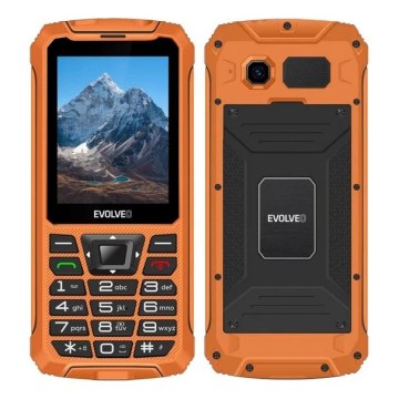 Evolveo - StrongPhone Z6, vattentät Dual SIM-telefon i orange
