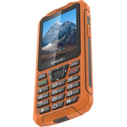 Evolveo - StrongPhone Z6, vattentät Dual SIM-telefon i orange