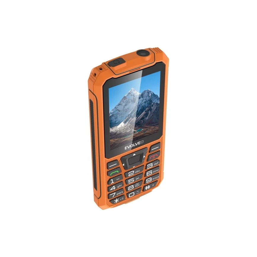 Evolveo - StrongPhone Z6, vattentät Dual SIM-telefon i orange