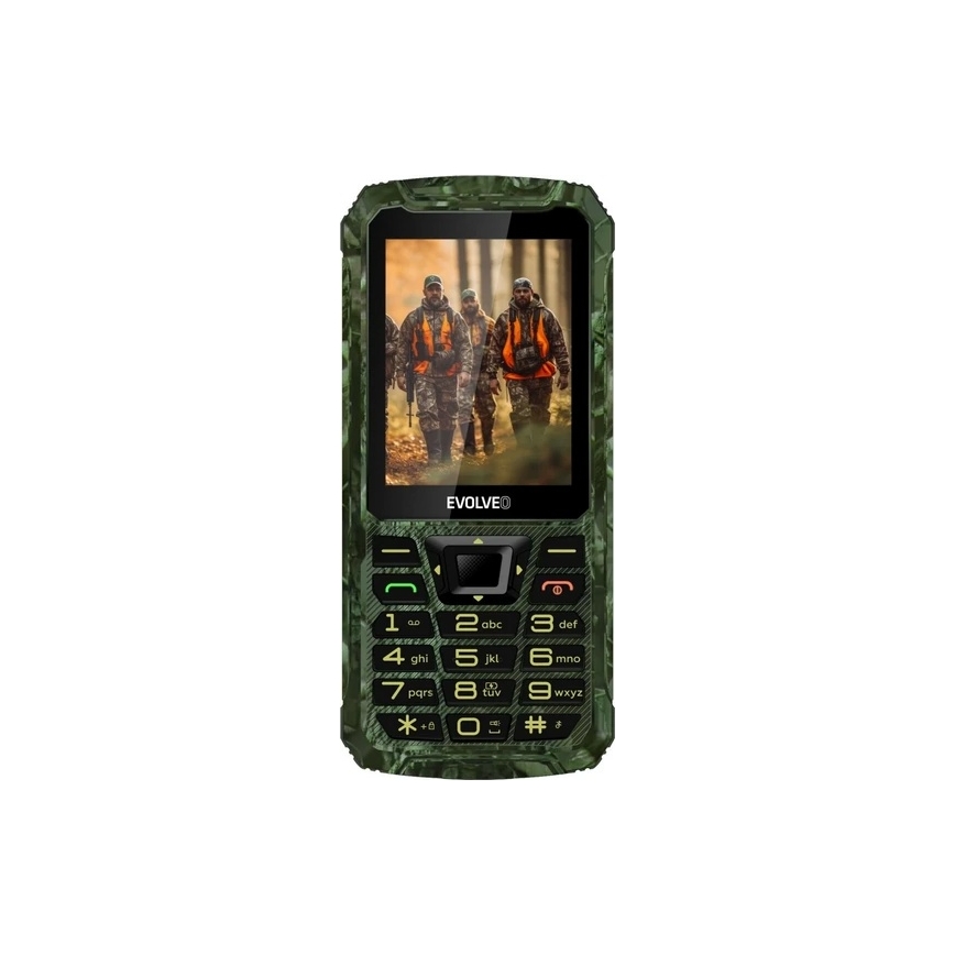 Evolveo - StrongPhone Z6 vattentät Dual SIM-telefon med jaktkamouflage