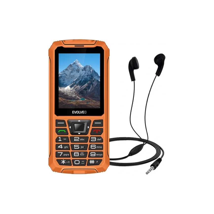 Evolveo - StrongPhone Z6 vattentät Dual SIM-telefon, orange