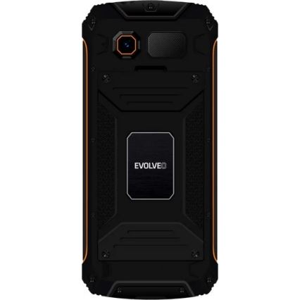 Evolveo - StrongPhone Z6, vattentät Dual-SIM-telefon svart/orange