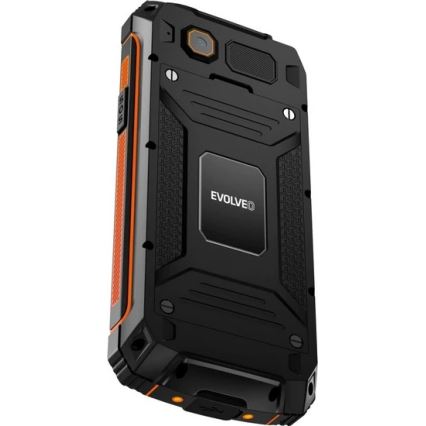 Evolveo - StrongPhone Z6, vattentät Dual-SIM-telefon svart/orange