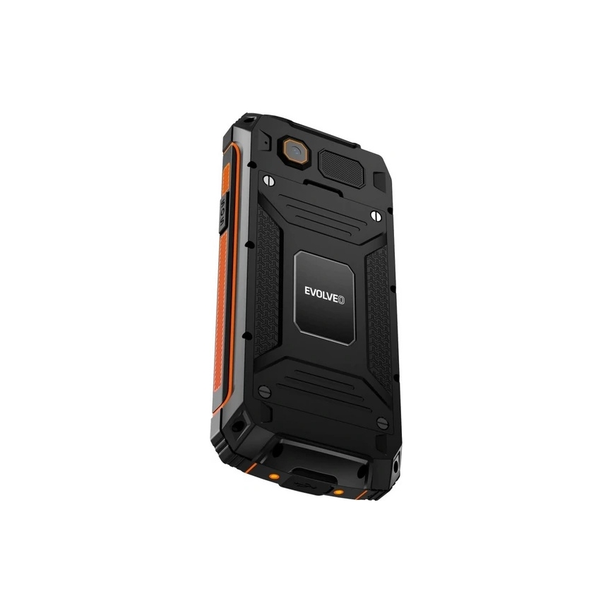 Evolveo - StrongPhone Z6, vattentät Dual-SIM-telefon svart/orange