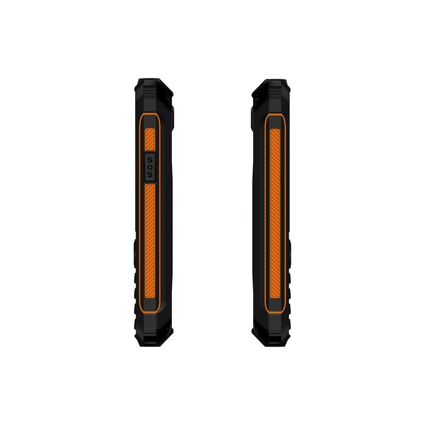 Evolveo - StrongPhone Z6, vattentät Dual-SIM-telefon svart/orange