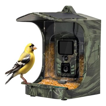 Evolveo - StrongVision BirdFeeder - smart fågelmatare med inbyggd kamera och solpaneler