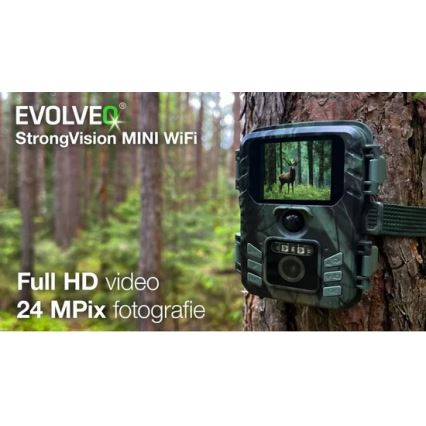 Evolveo - StrongVision MINI Wi-Fi viltkamera/övervakningskamera med mobilapp