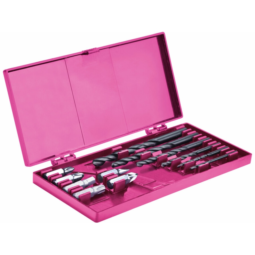 Extol - Batteridriven borrskruvmejsel 1300 mAh 12V rosa