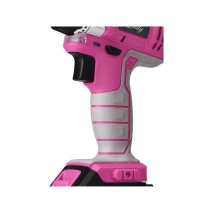 Extol - Batteridriven borrskruvmejsel 1300 mAh 12V rosa