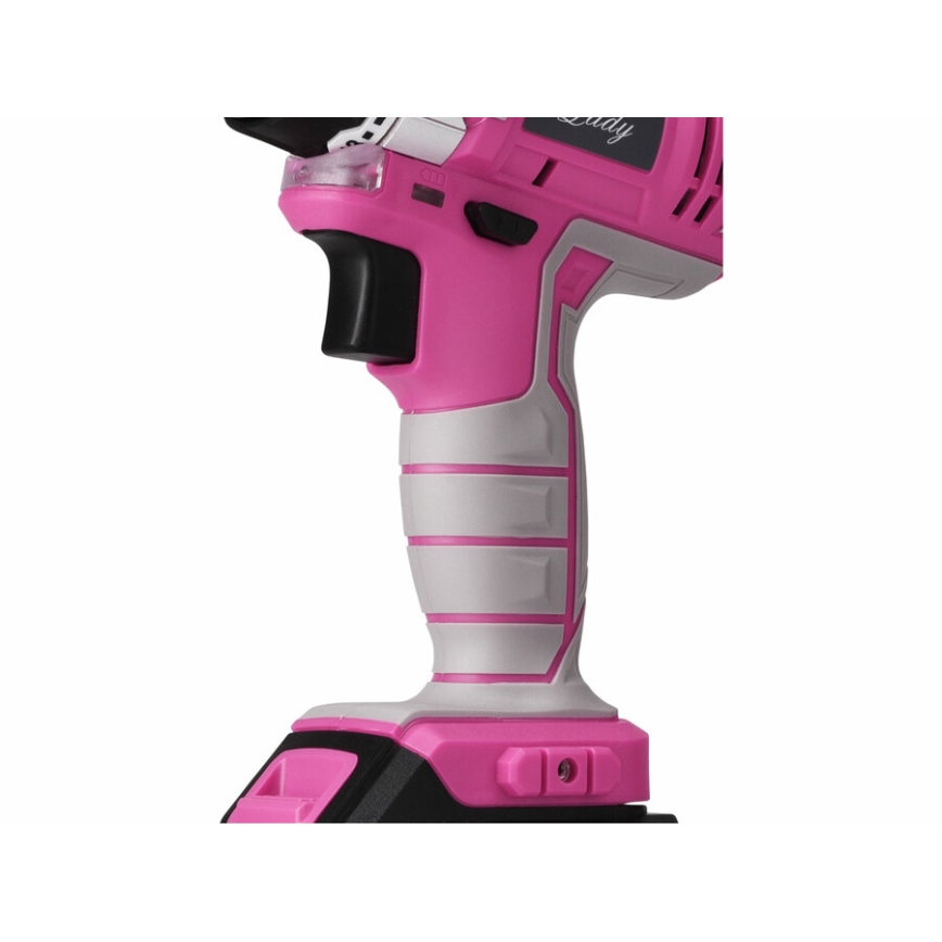 Extol - Batteridriven borrskruvmejsel 1300 mAh 12V rosa