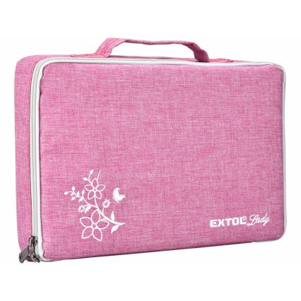 Extol - Batteridriven borrskruvmejsel 1300 mAh 12V rosa