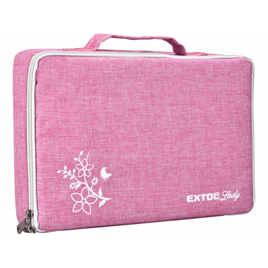 Extol - Batteridriven borrskruvmejsel 1300 mAh 12V rosa