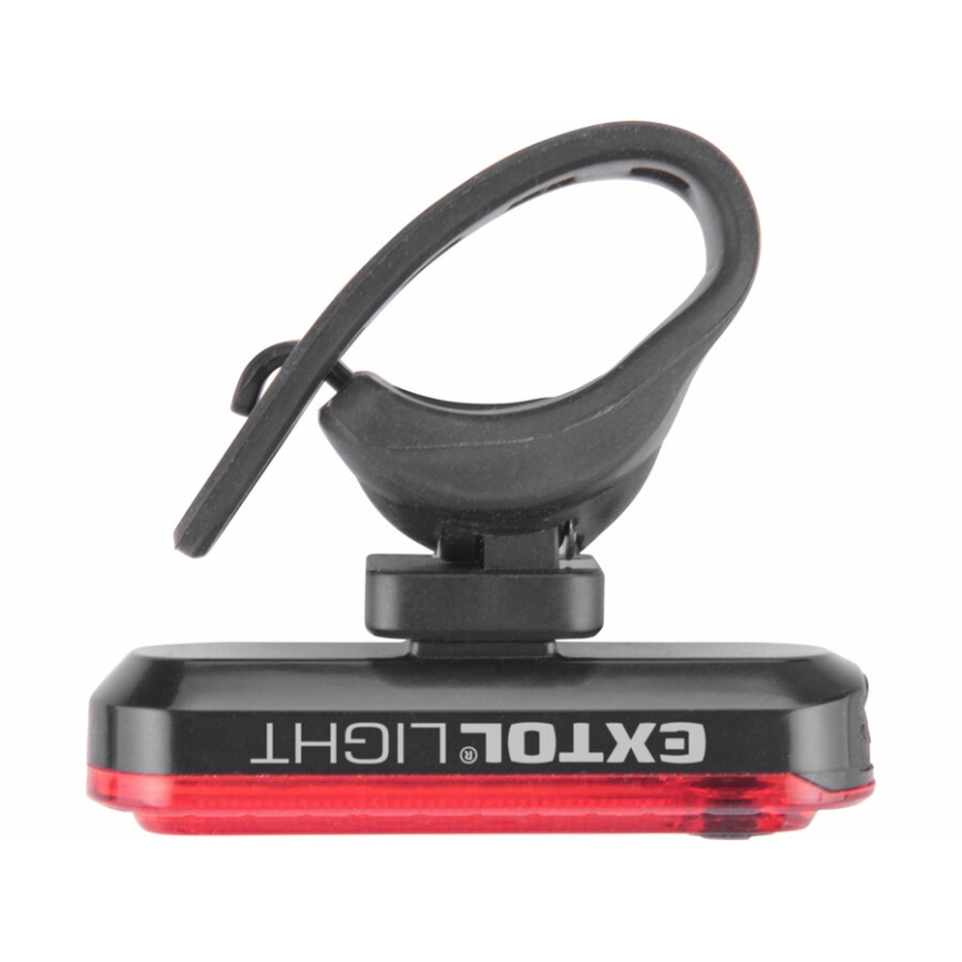 Extol - LED Baklampa för cykel med uppladdningsbart batteri LED/220 mAh 3,7V IPX4