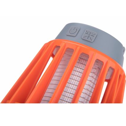 Extol - LED Bärbar lampa med insektsfångare LED/3W/2000 mAh/3,7V IPX6
