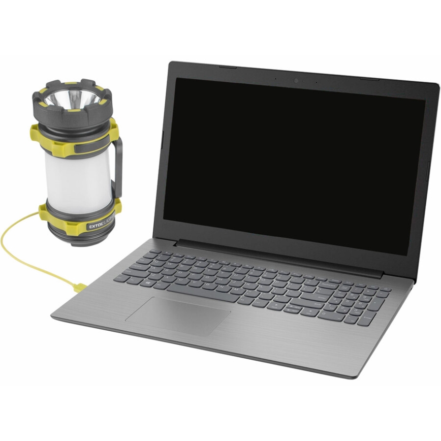 Extol - LED dimbar ficklampa med powerbank LED/2600 mAh/3,7V IPX4