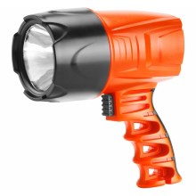 Extol - LED Ficklampa LED/3W/1500 mAh/3,7V IPX4 orange/svart