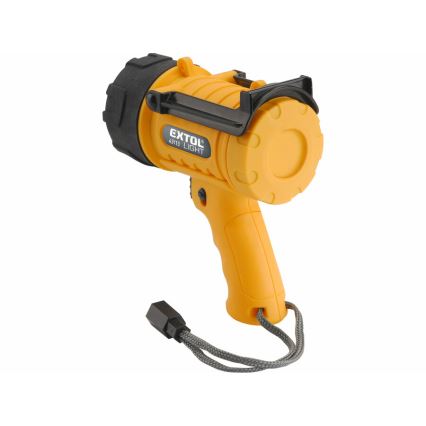 Extol - LED Ficklampa LED/5W/4xAA IP67 gul/svart