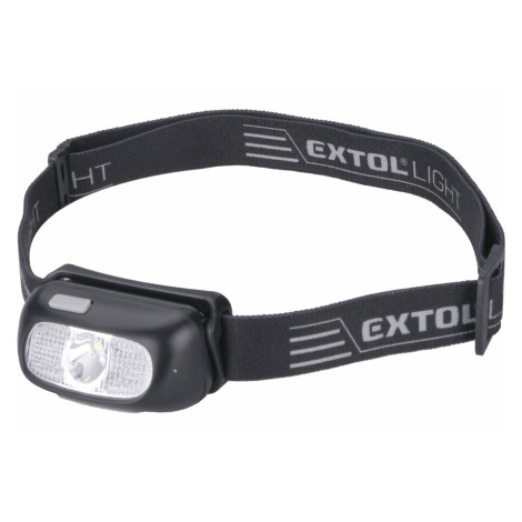 Extol - LED Pannlampa LED/5W/1000 mAh/3,7V IPX5 svart