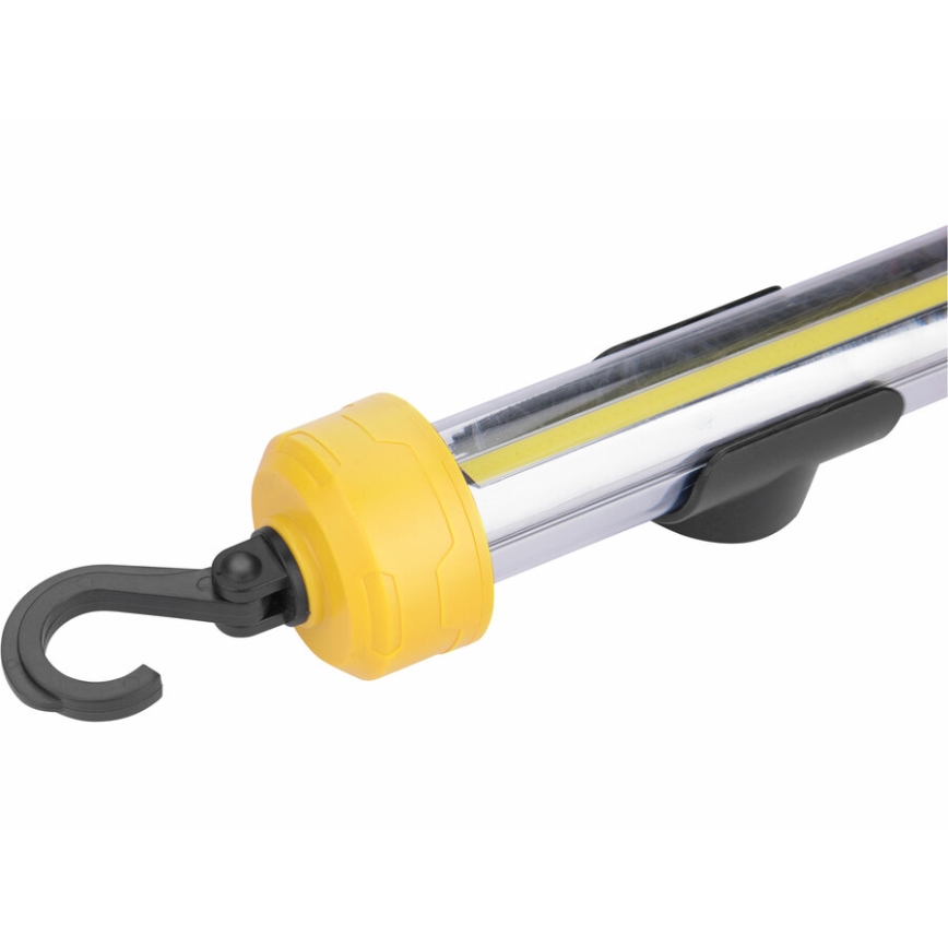 Extol - LED Uppladdningsbar bärbar lampa LED/2000 mAh/3,6V svart/gul