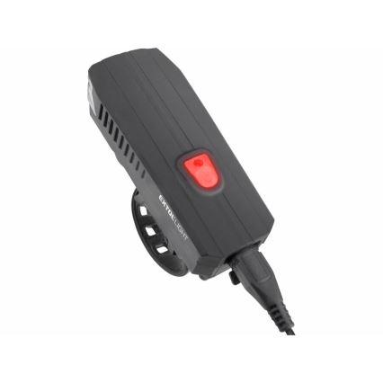 Extol - LED uppladdningsbar cykellampa med tuta LED/5W/1200 mAh/3,7V IPX4